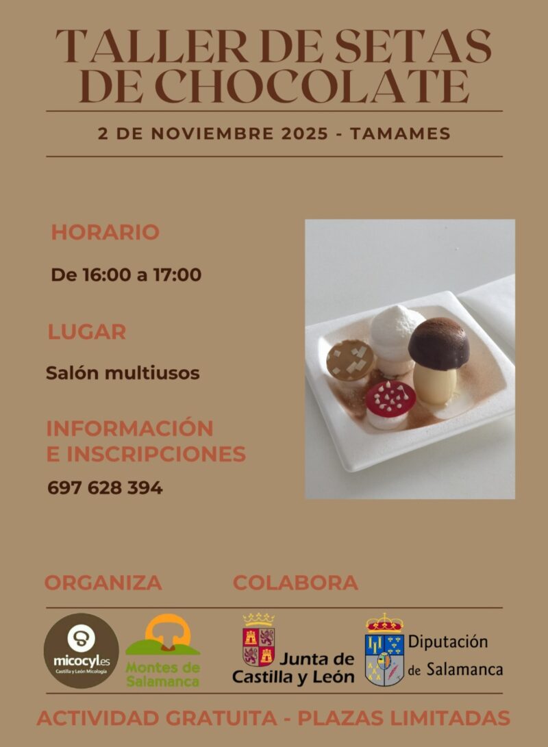 Micología en Tamames. TALLER para niños y niñas